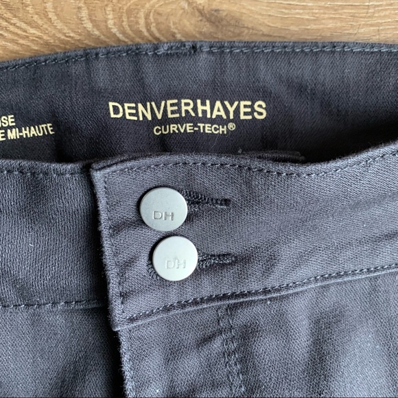 Jeans, Denver Hayes curve tech, Mia mid rise, black - Picture 5 of 8